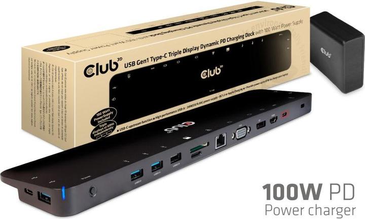Actual product image Club 3D CSV-1564W100 (USB-C, 1 portion)