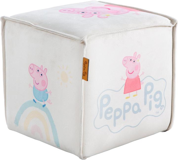 Actual product image Roba Children's stool in cube shape Peppa Pig (Child seating group)