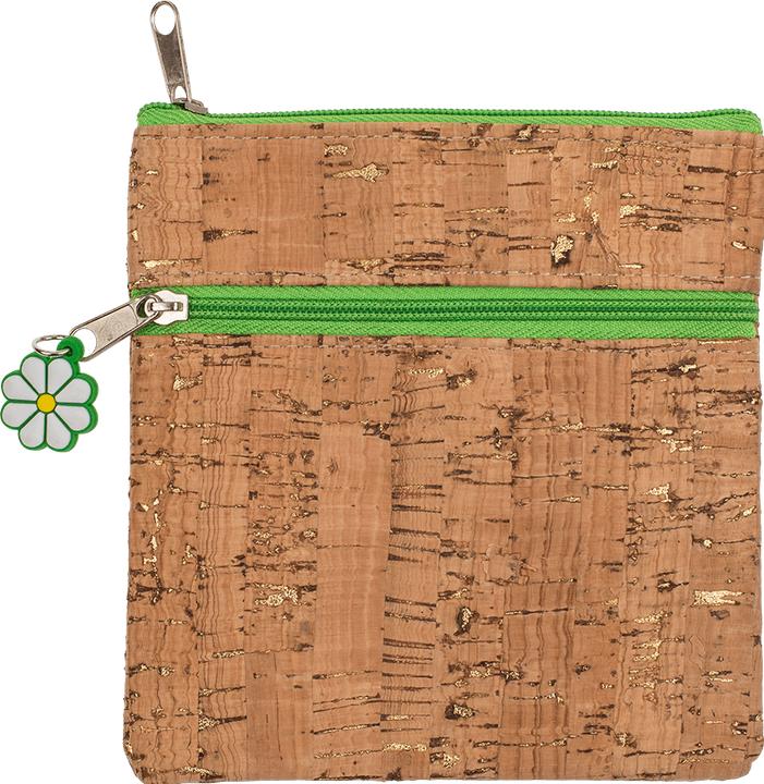 Actual product image Out of the blue Cork Wallet with Zipper