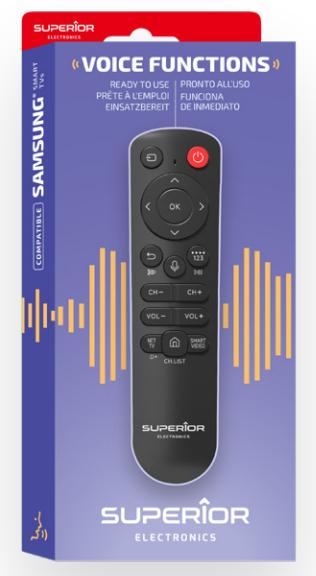 Actual product image Superior Telec.Univ. Samsung Bluetooth Controllo Vocale SUPTBB002 (Universal remote control, Bluetooth)