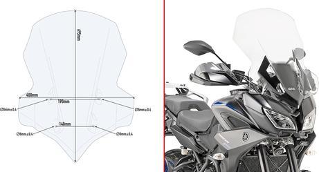 Actual product image Givi Yamaha tracer 900/GT 18
