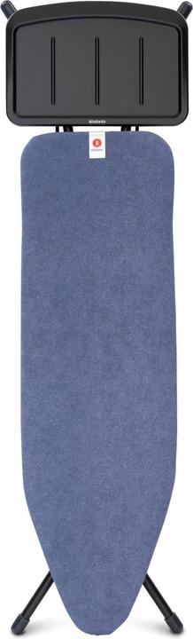 Actual product image Brabantia Ironing board Denim Blue with steam station shelf (124 x 38 cm)