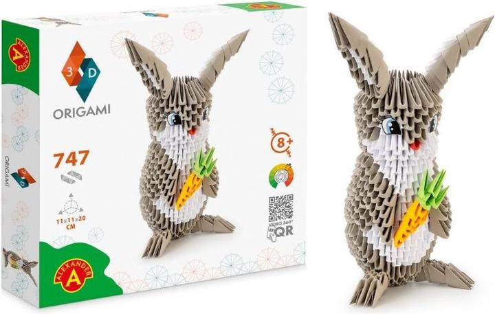 Actual product image Selecta Spielzeug ORIGAMI 3D - Bunny, 747pcs. (747 pieces)