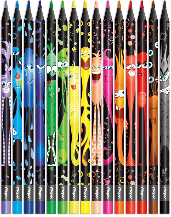 Produktbild Maped Color'Peps Monster set - 12 markers / 15 pencils (984718) (27x)