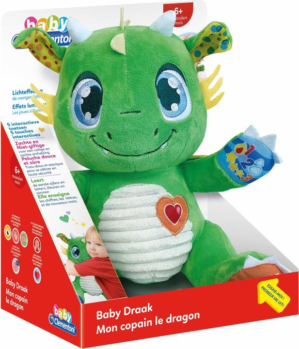 Actual product image Clementoni Baby - Interactive dragon (33.50 cm)