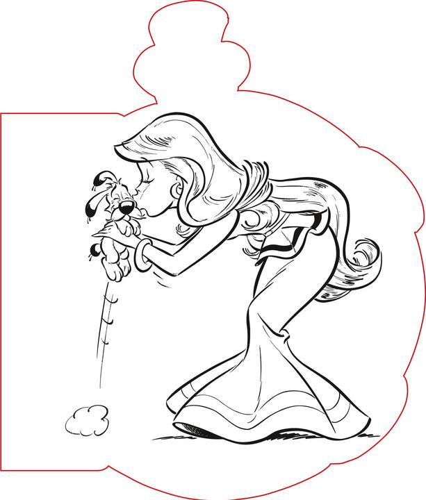 Actual product image Clairefontaine Asterix Colouring Pad