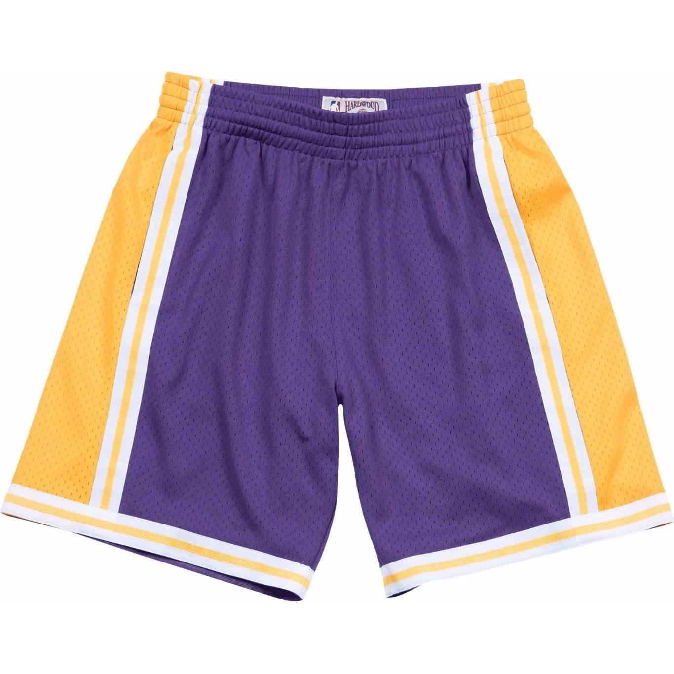 Mitchell & Ness, Herren, Shorts, NBA Los Angeles Lakers 198485 Swingman, Violett, (XL)