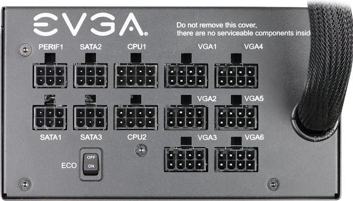Actual product image EVGA Power supply 1000 GQ 1000 W, 80 PLUS Gold, fully modular (1000 W)