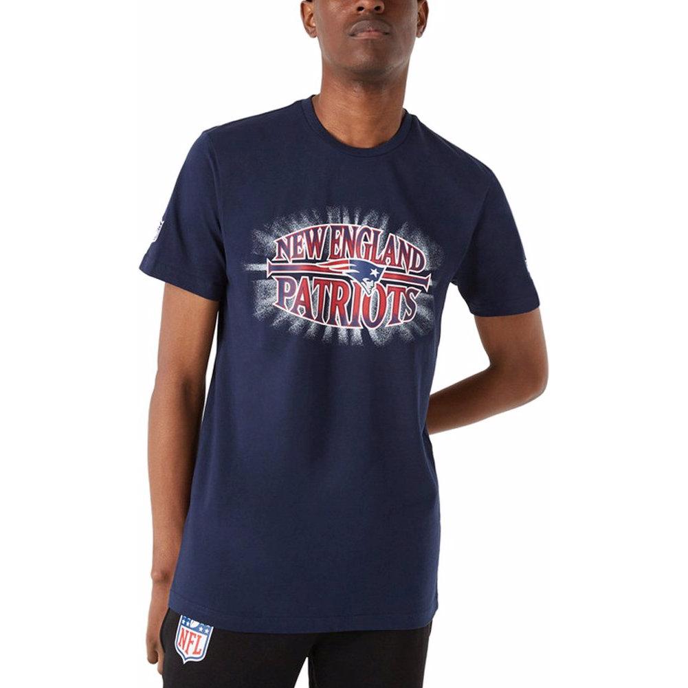 New Era, Herren, Shirt, NFL Football New England Patriots, Blau, (L)
