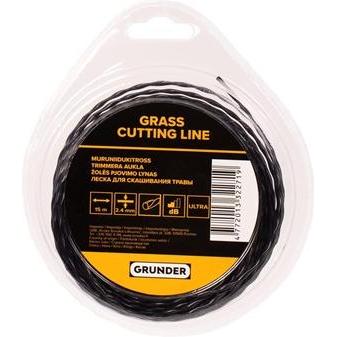 Grunder, Accessori per macchinari da giardino, Filo per tagliabordi 2,4 mm 15 m Ellips Twis Ultra