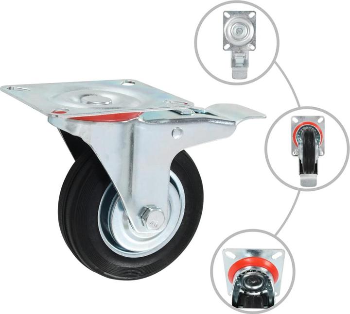 Produktbild vidaXL Lenkrolle