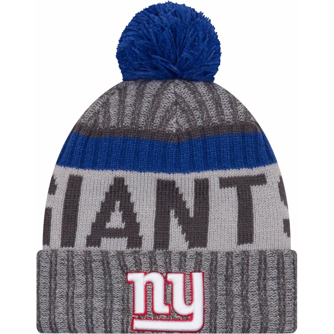 New Era, Herren, Mütze, NFL Sideline Bobble New York Giants, Mehrfarbig