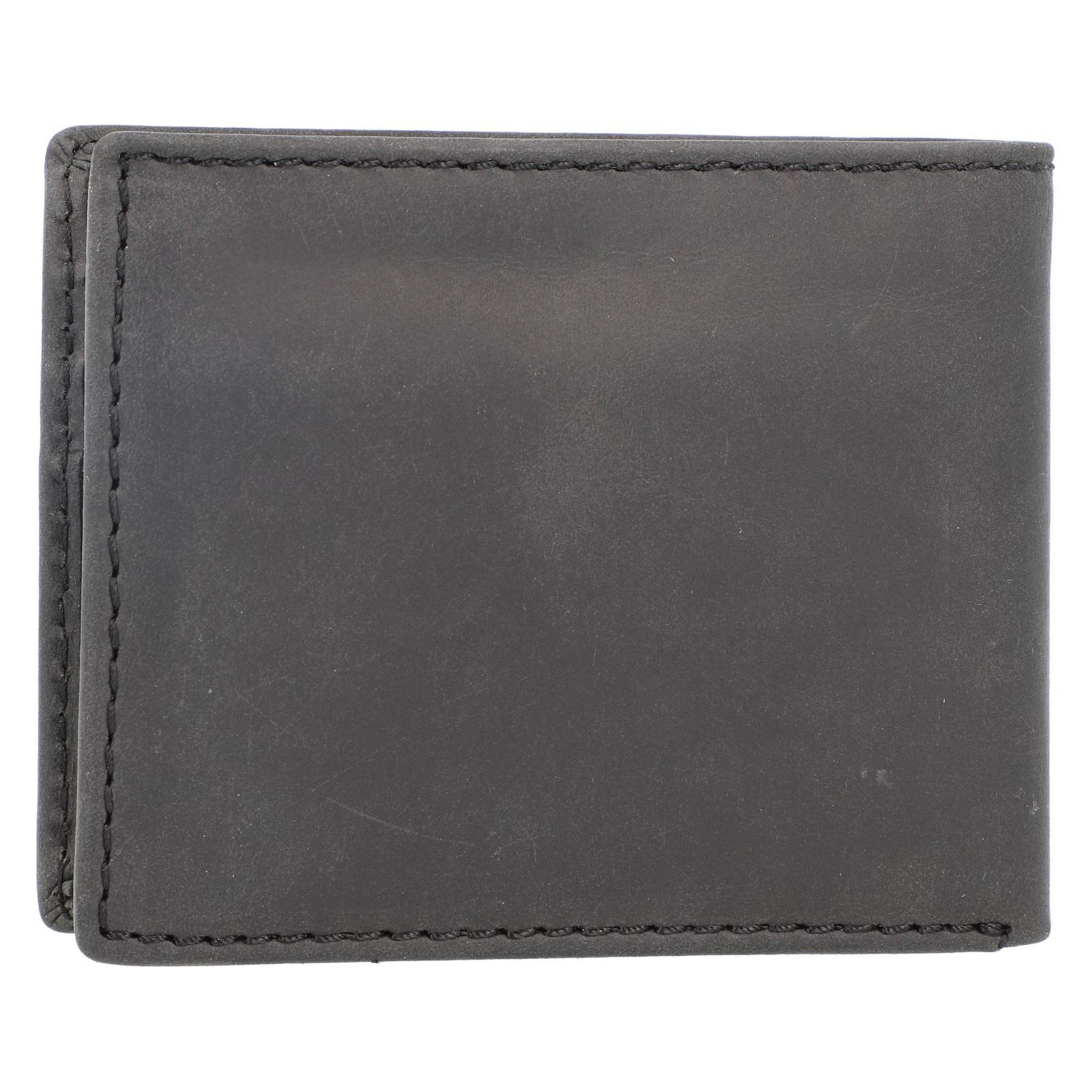 Tom Tailor, Herren, Portemonnaie, Ron Geldbörse Rfid Schutz Leder 10 Cm, Schwarz