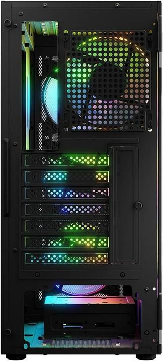 Actual product image Logic PORTOS ARGB MIDI USB 3.0 case black (ATX, mATX)