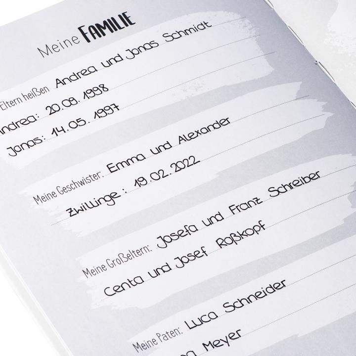 Actual product image Hama Baby diary "To The Moon", 22x29 cm, 46 illustrated pages