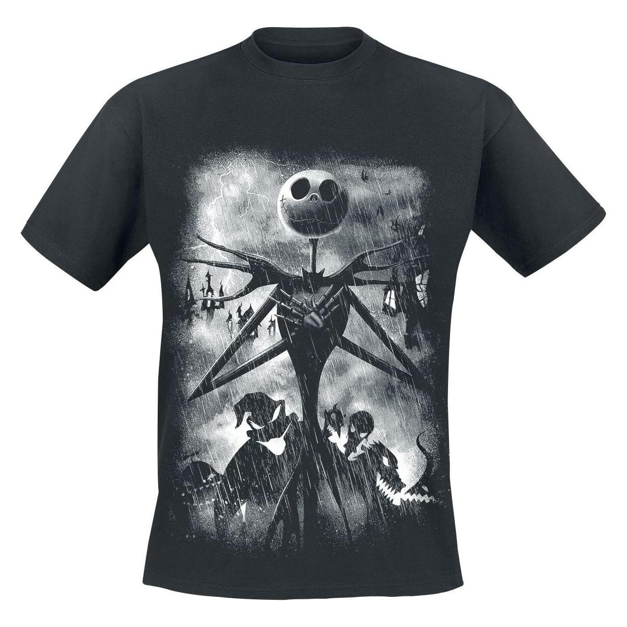 NoName, Herren, Shirts, Nbx - T-Shirt - Stormy Skies (L), Schwarz, (L)