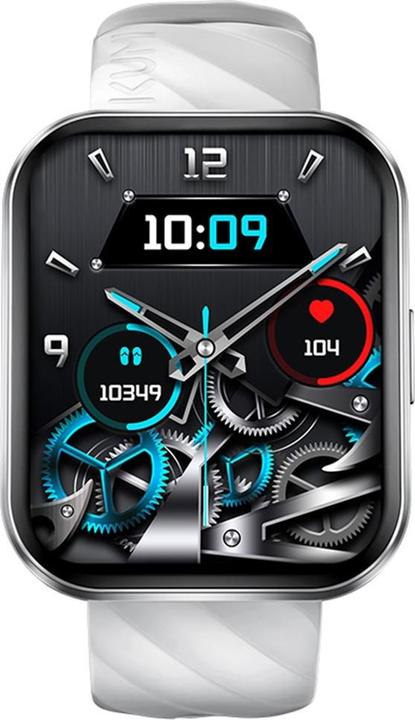 Actual product image Kumi Smartwatch KU6 META 1.96 inch silver (46.30 mm)