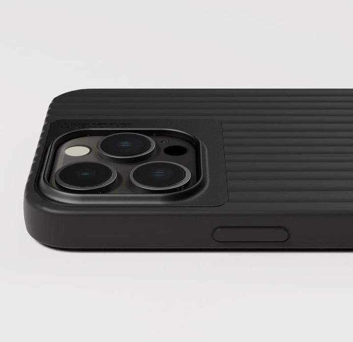 Produktbild Nudient Back Cover Bold Case iPhone 15 Pro Max Charcoal Black (Apple iPhone 15 Pro Max)