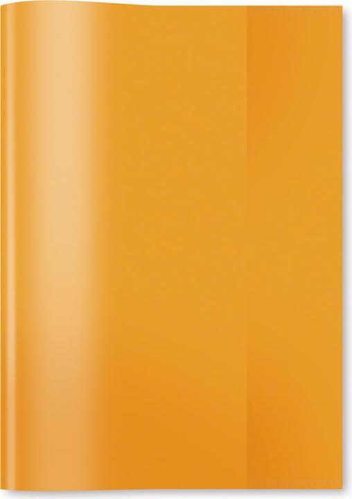 Image du produit HERMA Protège-cahier, DIN A5, en PP, transparent-orange avec étiquette d'identification (A5)