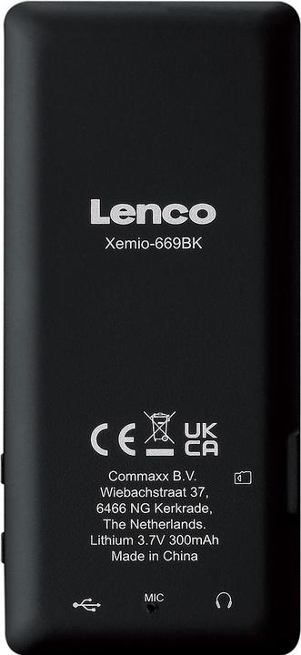 Actual product image Lenco Xemio 669BK (8 GB)
