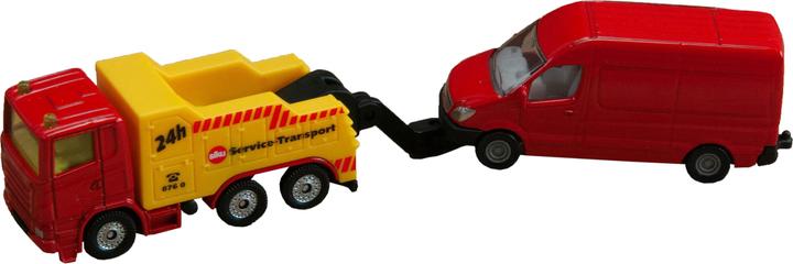 Siku Towing vehicle with passenger car