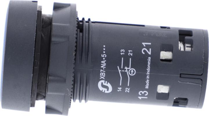 Produktbild Schneider Electric Steuerknopf 22 mm mit Federrückstellung 1NO 1R (XB7NA65)