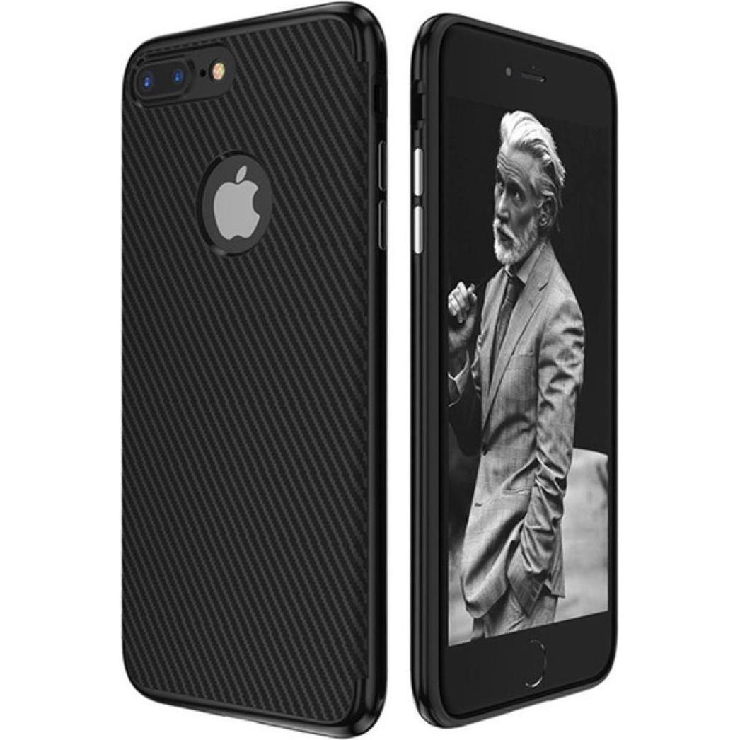 König Design Apple iPhone 6 / 6s Plus Hülle Case Handy Cover Schutz Etuis Schutzhülle Schwarz (Apple iPhone 6 Plus), Sma...