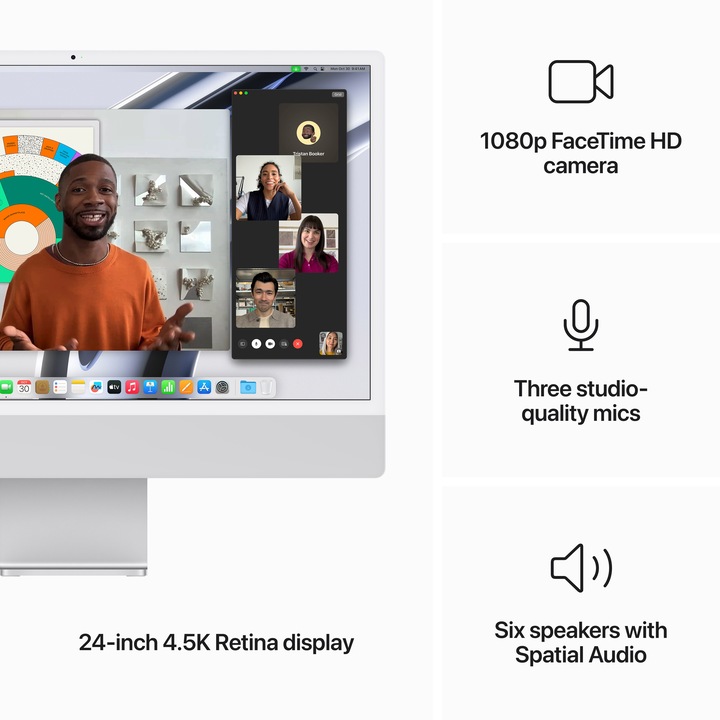 Produktbild Apple iMac 2023 (M3, 8 GB, 256 GB)