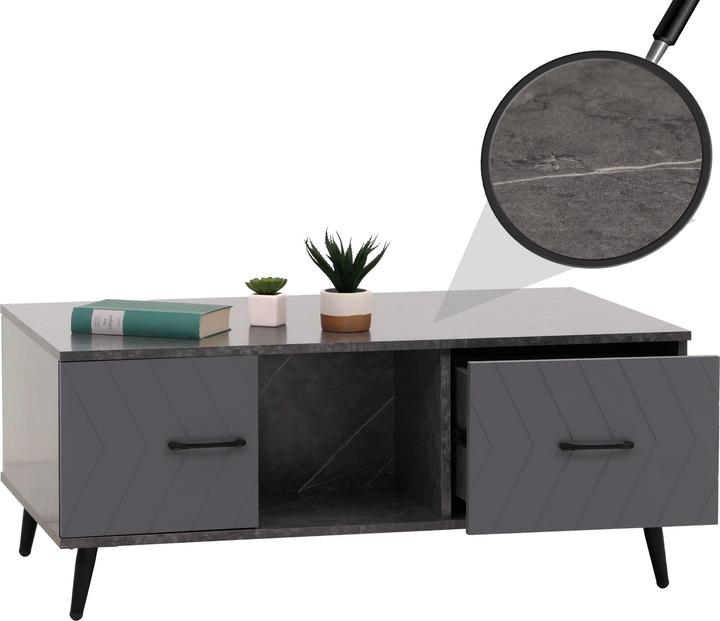 Image du produit JOHN316 Couchtisch (60 x 103 x 42 cm)