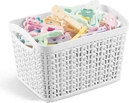 Productafbeelding Üçsan Plastik MAND 1,5L GEBREID M-095 WIT (11 cm)