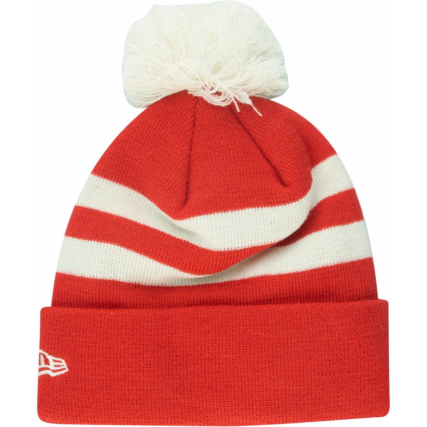 Thumbnail - New Era, Herren, Mütze, Bommel Beanie NFL, Rot, (One Size)