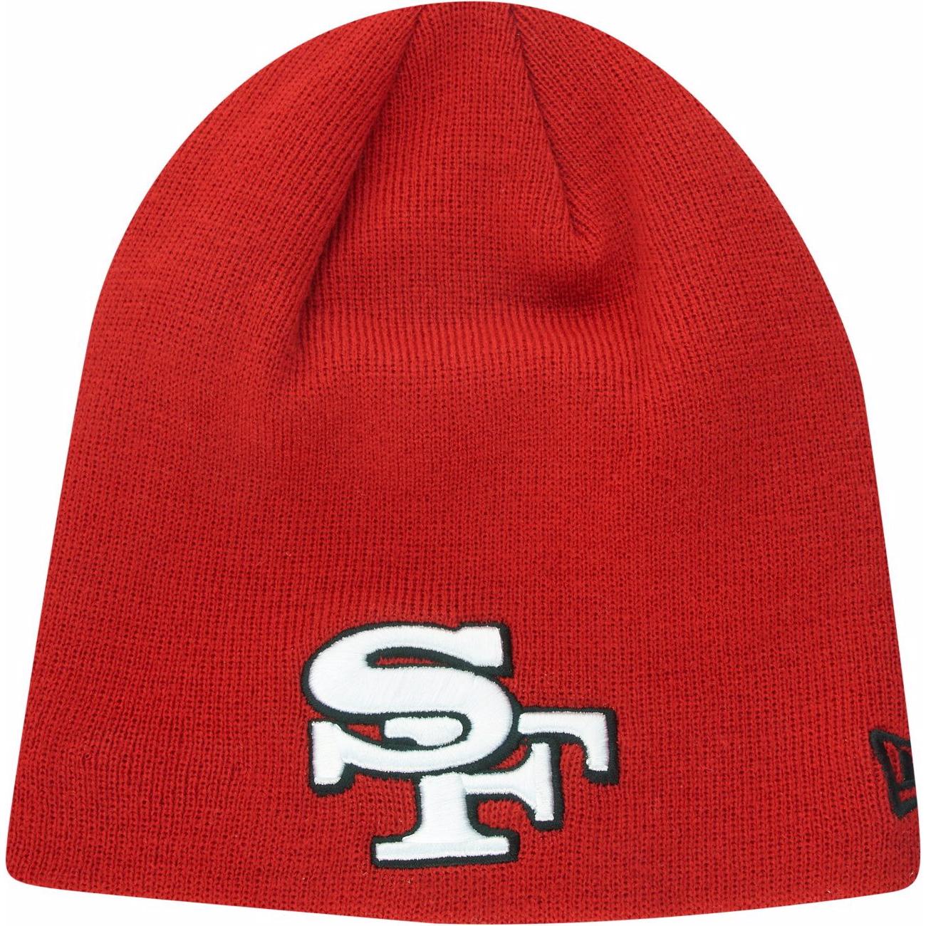 New Era, Herren, Mütze, Knit Beanie NFL Elemental Logo, Rot, (One Size)