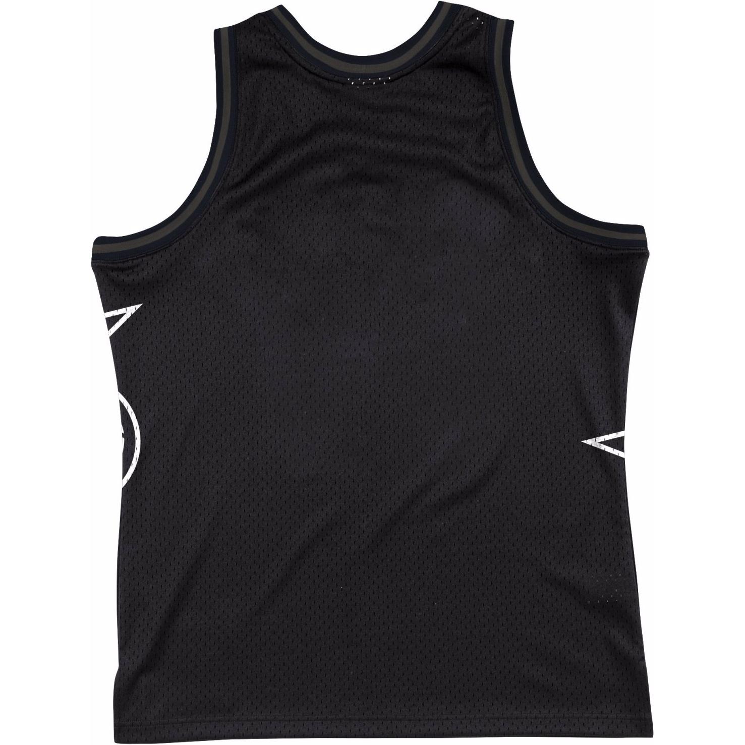Thumbnail - Mitchell & Ness, Herren, Sportshirt, Big Face 3.0 Jersey Hwc Philadelphia 76Ers (S), Schwarz, S