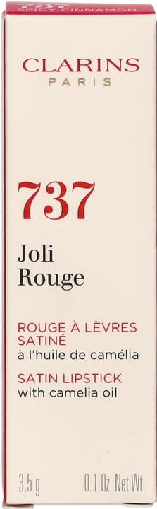 Actual product image Clarins Joli Rouge Satin No 737 (No. 737 - Spicy Cinnamon)