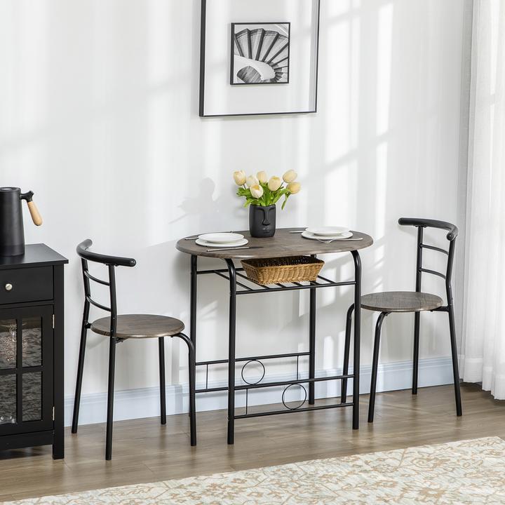 Actual product image Homcom Dining set with 2 chairs