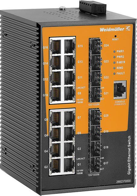 Weidmüller IE-SW-AL24M-16GT-8GE (16 Ports)