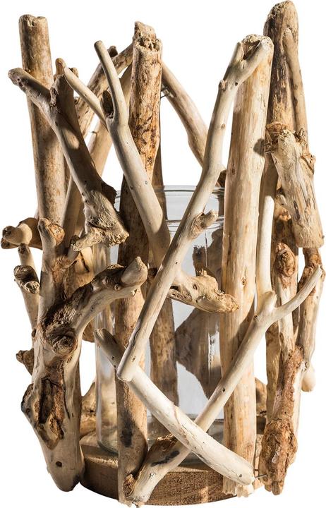 Produktbild Angela Bruderer Windlicht «Natur» (1 x, 18 x 18 x 29 cm)