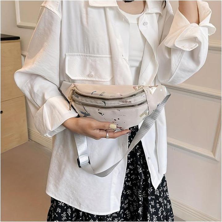 Actual product image Only-Bags.Store Sports belt bag, Oxford fabric belt bag, non-waterproof belt bag with zip fastener