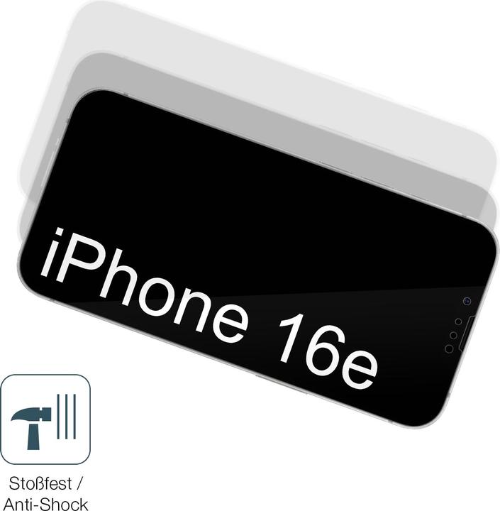 Produktbild Dipos Anti-Shock Displayschutz 9H (1 Stück, Apple iPhone 16e)