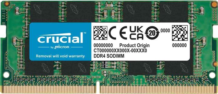 Actual product image Crucial 8 GB DDR4-RAM PC3200 BASIC CL22 (CB8GU3200) (1 x 8GB, 3200 MHz, DDR4-RAM, SO-DIMM)