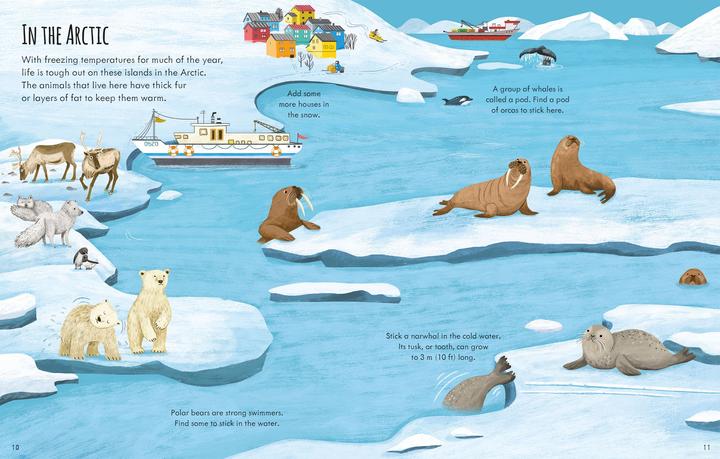Actual product image First Sticker Book Planet Earth (150 Sticker)