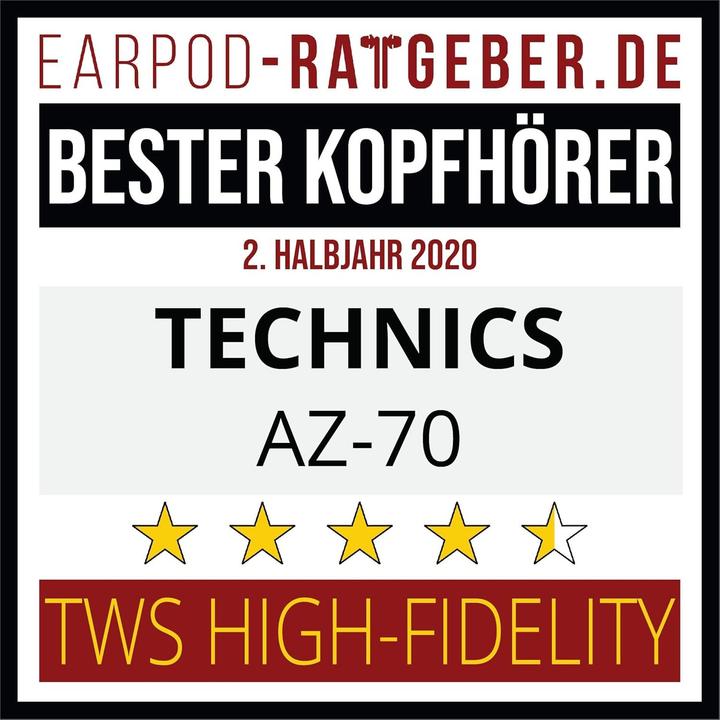 Actual product image Technics Premium AZ70WE (ANC, 6.50 h, Wireless)