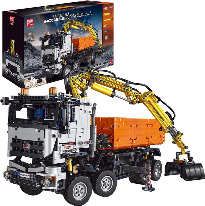 Produktbild Mould King 2-in-1 RC Excavator & Pneumatic Dump Truck