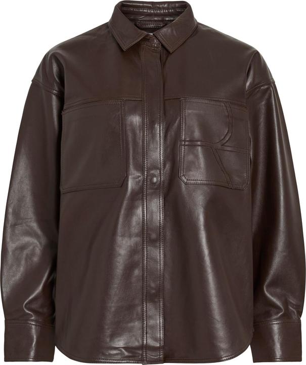 Immagine prodotto Rouge Edit Langarm Lederbluse (36)
