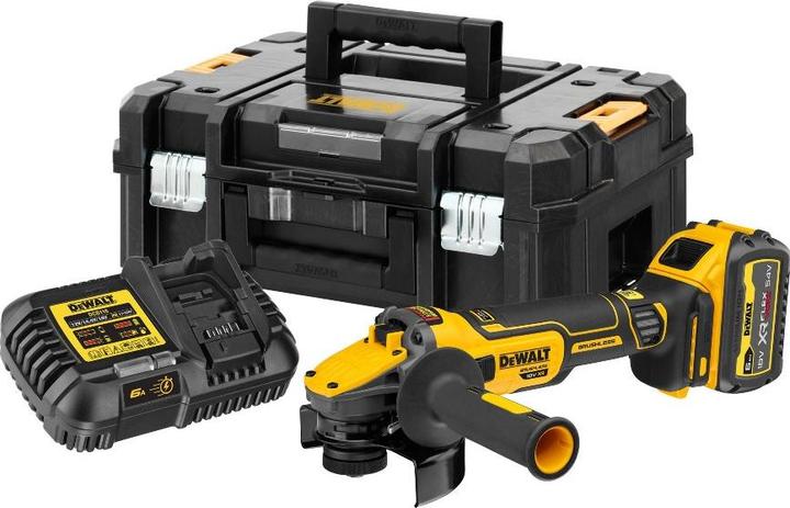 Actual product image DeWalt 125 mm 18V Li-Ion 1x6,0Ah XR FELXVOLT (DCG409VST1-QW) cordless sander, TST (125 mm)