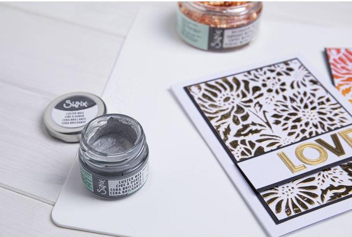 Produktbild Sizzix Effectz Glanzwachs Silber 20ml