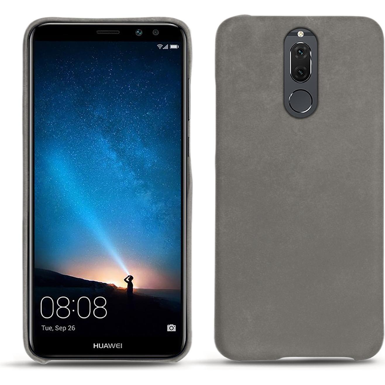 Noreve Lederschutzhülle (Huawei Mate 10 Lite), Smartphone Hülle, Grau