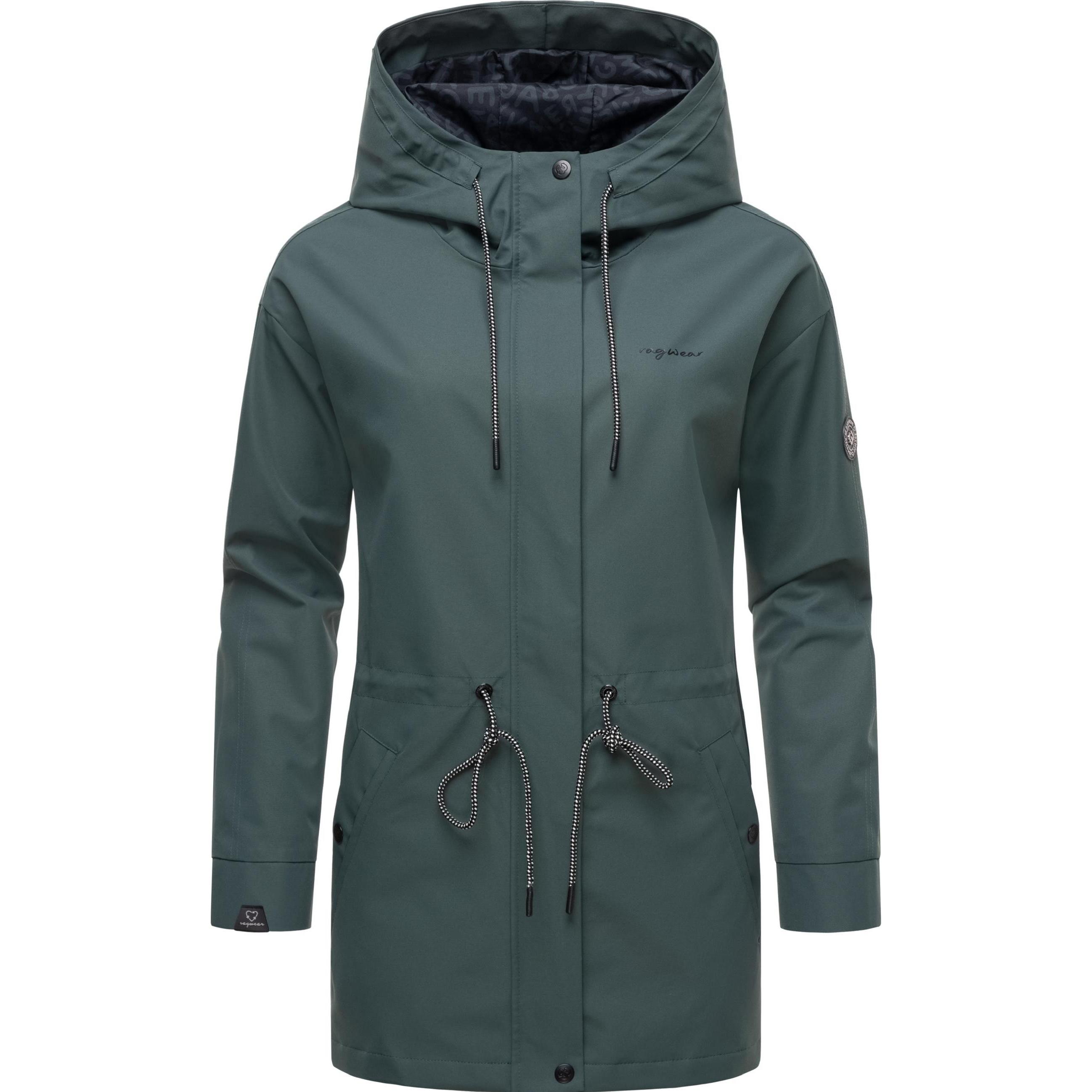 Ragwear, Damen, Jacke, Urbanna Remake (XXL), Grün, XXL