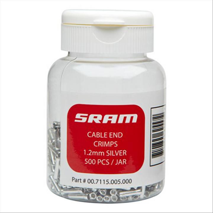 Actual product image Sram Breka Cable-End Crimps 1.2mm, (500 pieces)
