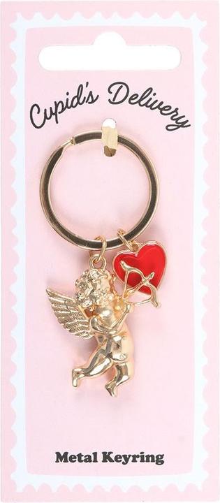 Actual product image Something Different Cupid's Delivery Cherub Keyring